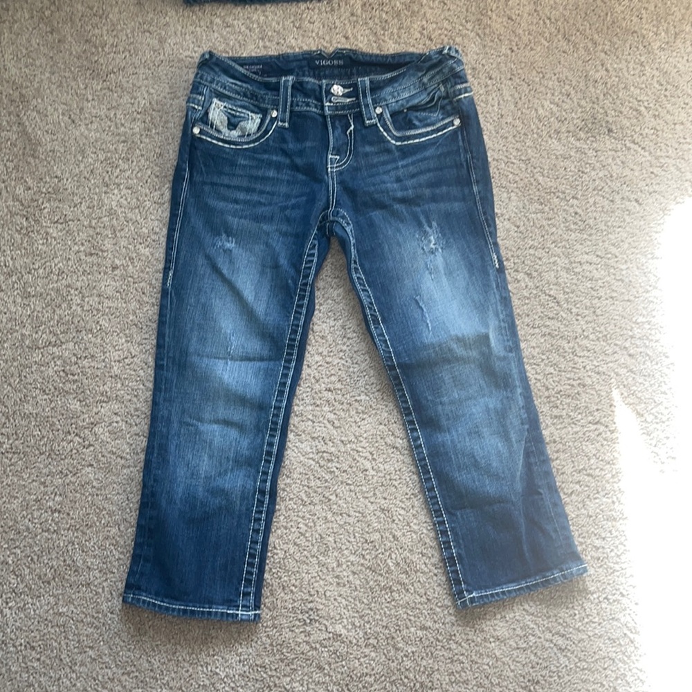 Double button vigoss capris